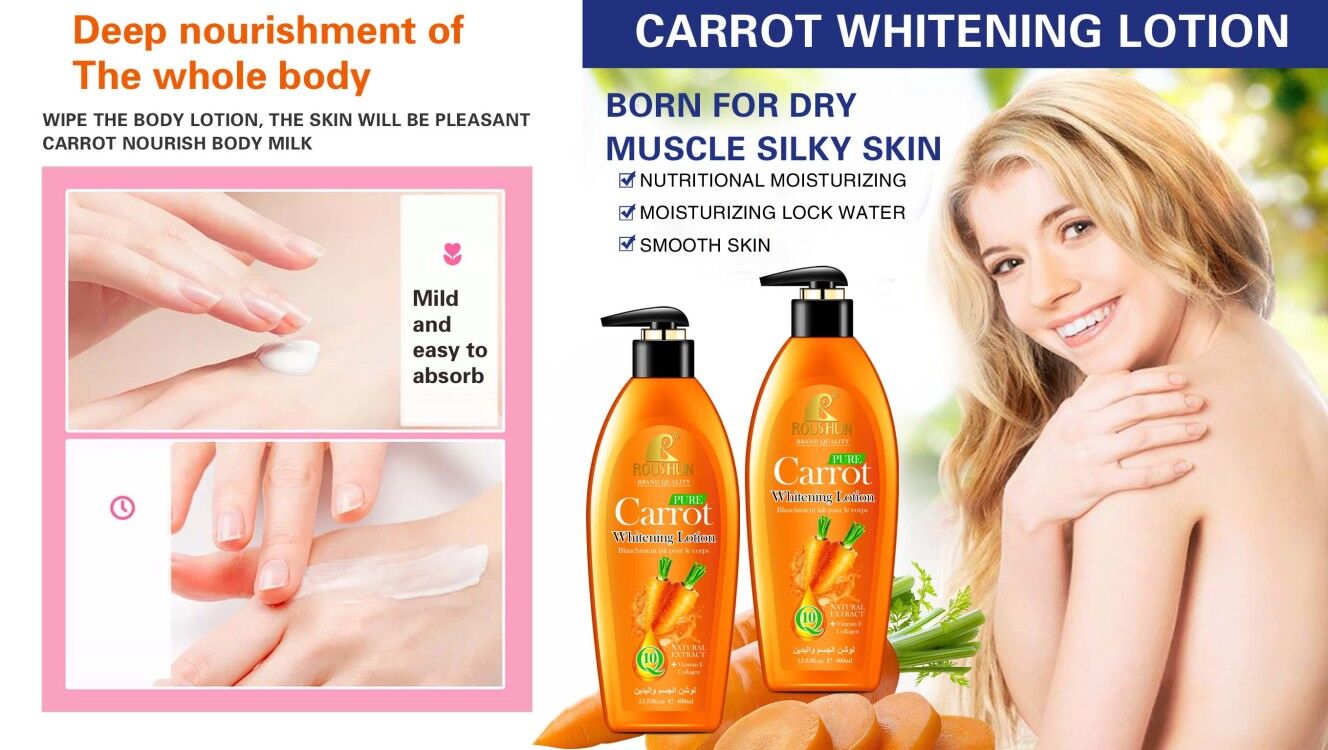 carrot body lotion