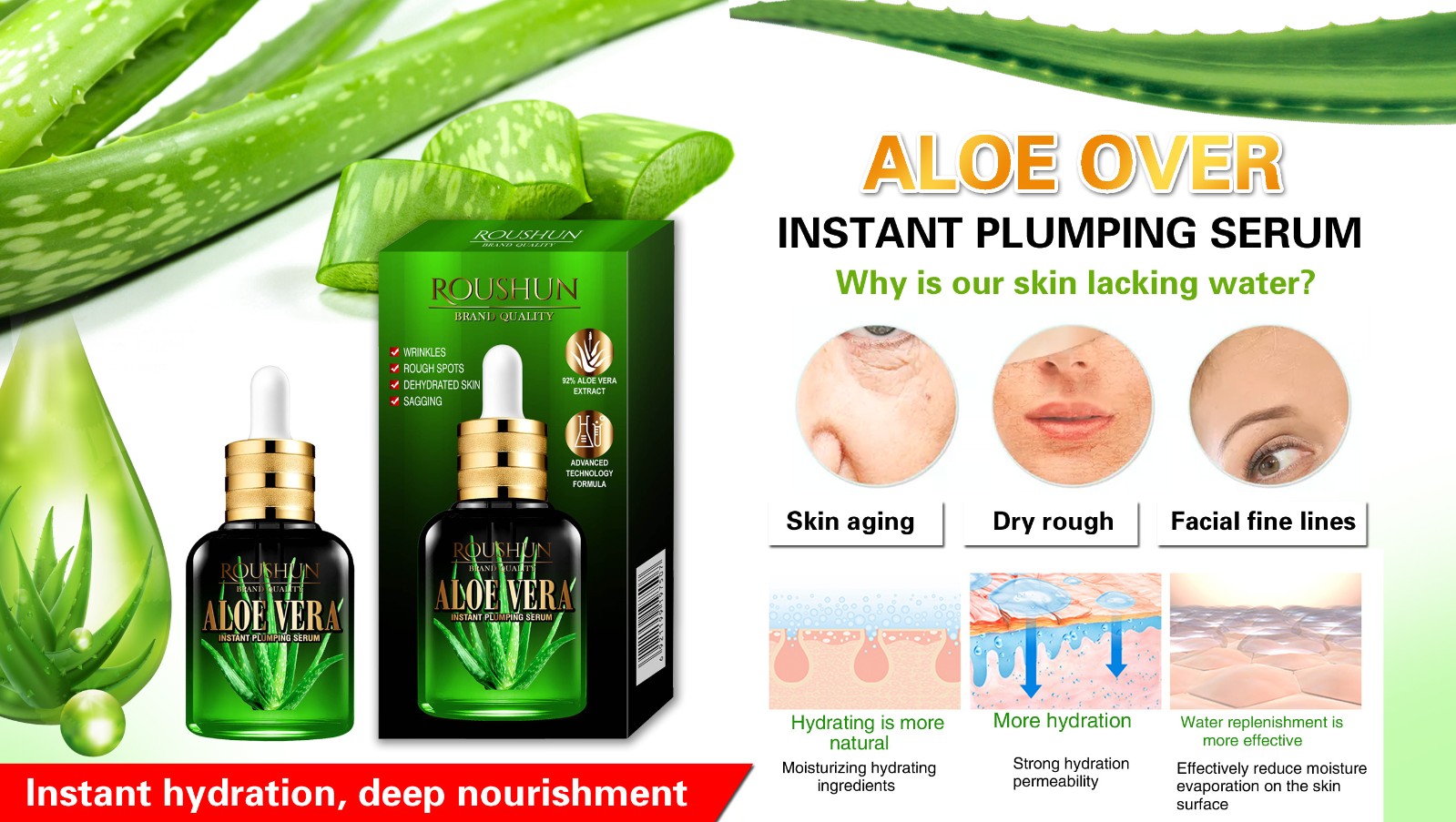 Aloe Vera Anti Wrinkles Serum