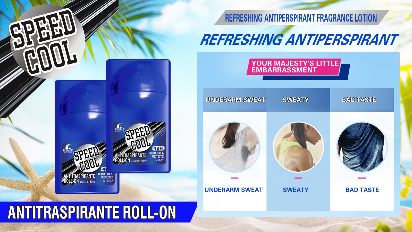Antiperspirant Deodorant Roll-on ultra dry 