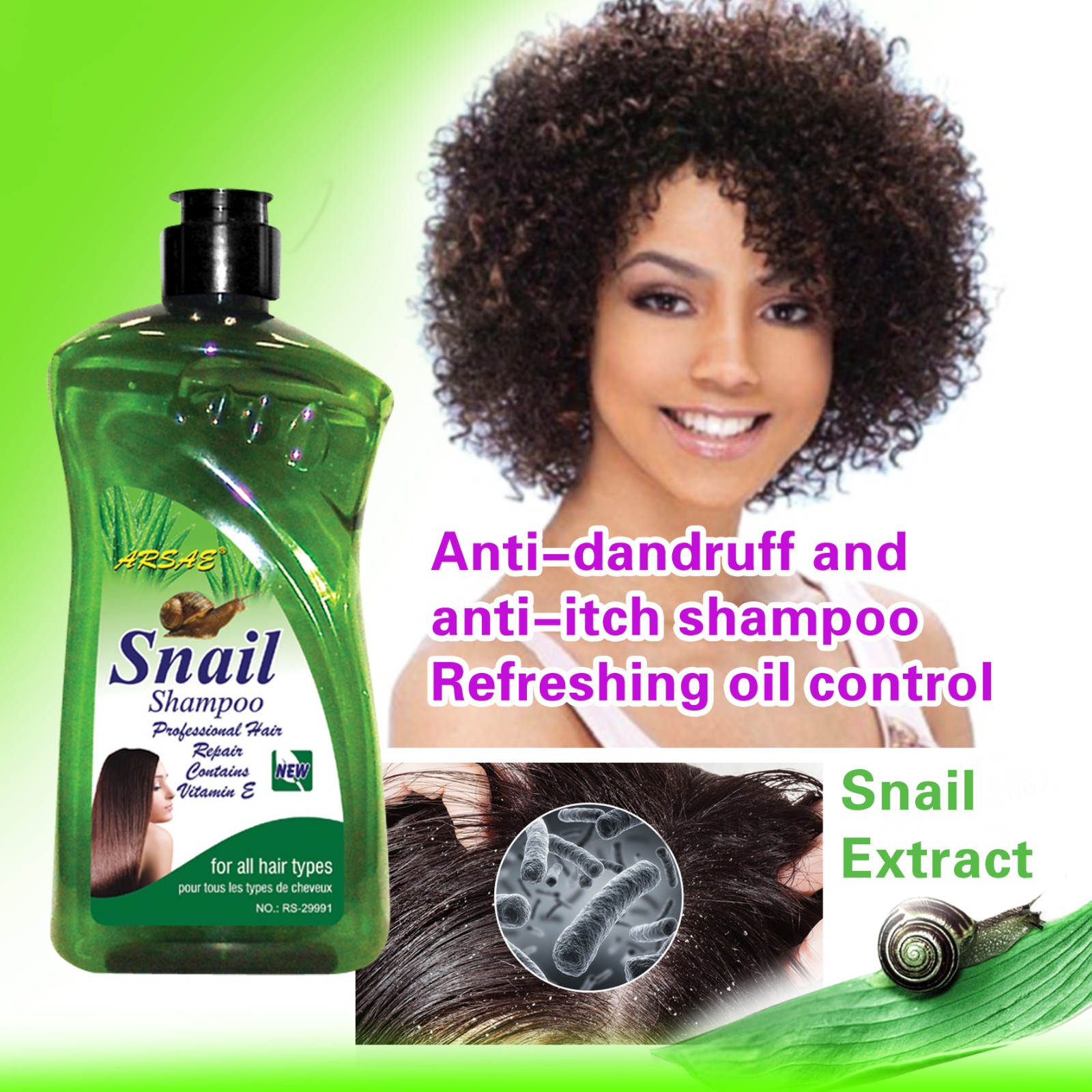 Snail shampoo