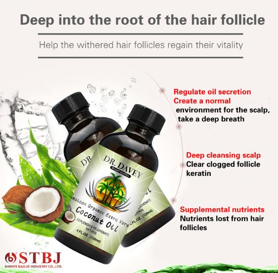coconut hair growth replenish   natural  essential oil