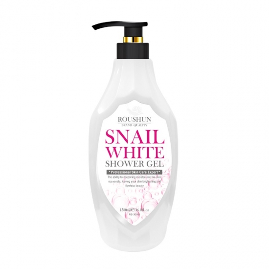  ROUSHUN Snail whitening skin care shower gel 