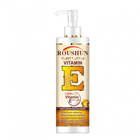  ROUSHUN Private Label Vitamin E Body Lotion Moisturizing Whitening Skin Anti-aging Lotion 