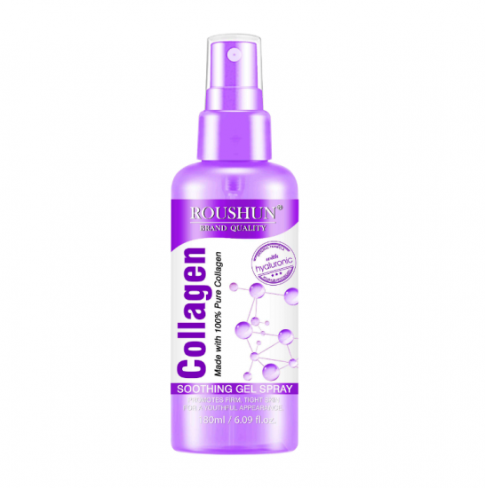  ROUSHUN Private Label collagen soothing gel spray with hyaluronic,promotes firm,tight skin for a youthful appearance 