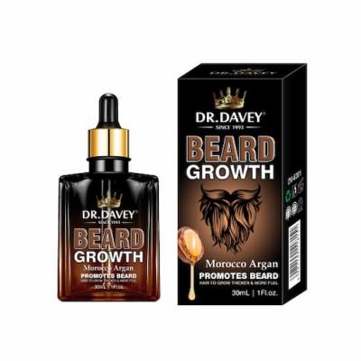 Private LabeI DR DAVEY ARGAN BEARD GROWTH OIL 