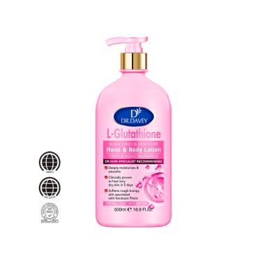  triple niacinamide l-glutathione bleaching body lotion 