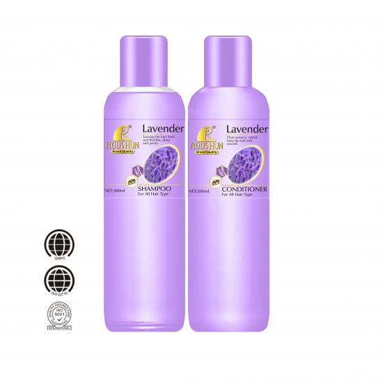  ROUSHUN Lavender Shampoo & Conditioner Set (500mL each) 