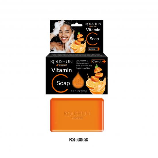 ROUSHUN Vitamin C Carrot Body Soap 