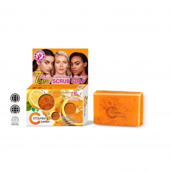  Vitamin C & Lemon Lightening & Firming Scrub Soap 