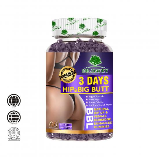  DR.DAVEY 3 Days Hip & Big Butt BBL Gummies 