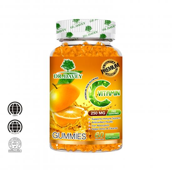  DR.DAVEY Vitamin C Gummies (250mg per serving) 