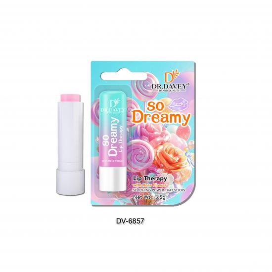  DR.DAVE With Rose Flower Lip Therapy Balm 